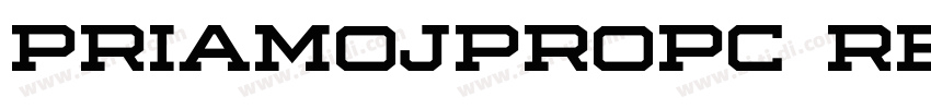PriamojPropC Regular字体转换 PriamojPropC Regular字体转换